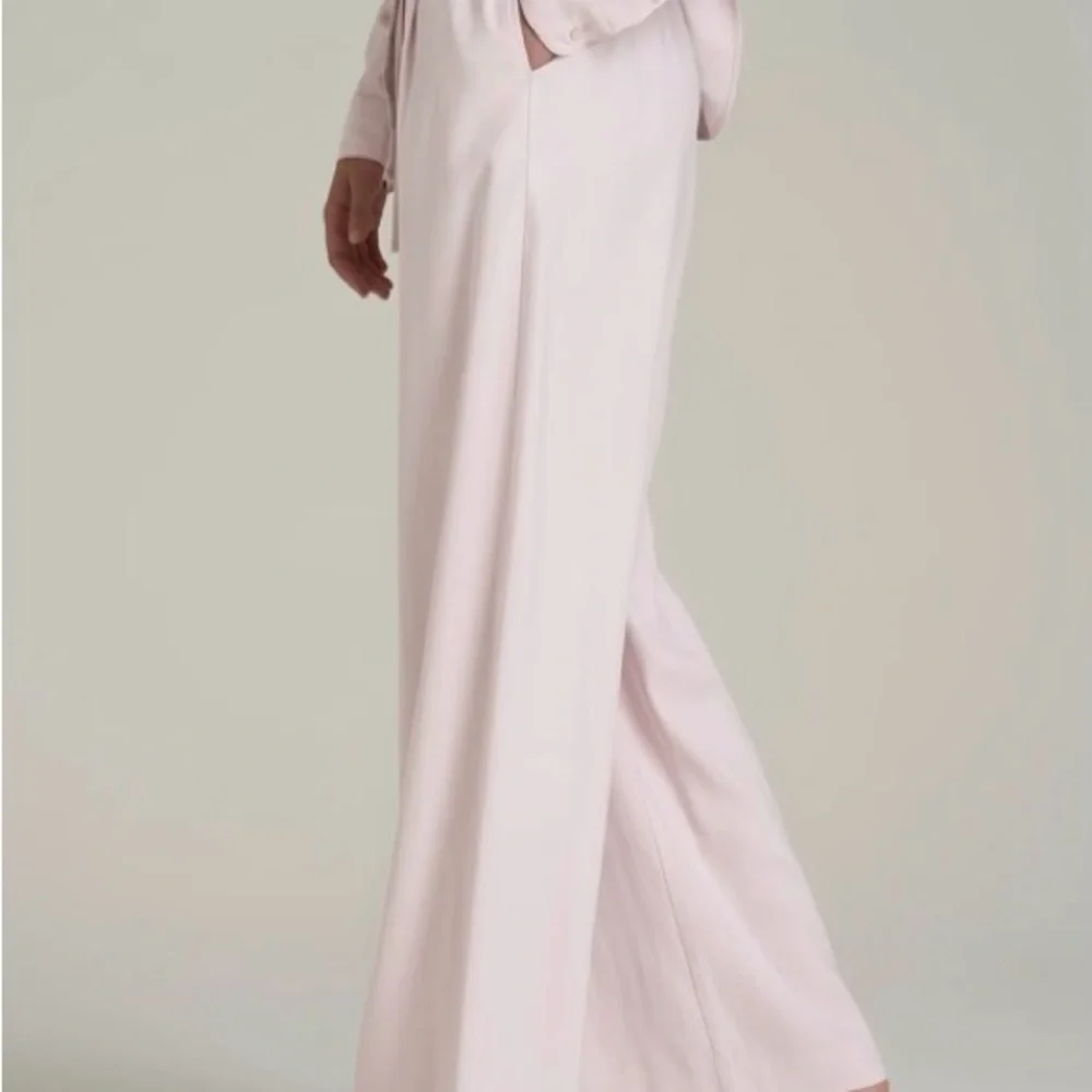 NWT American Tall Relaxed Pull On Pants Small Tall Light Pink Wide Leg - Picture 10 of 11